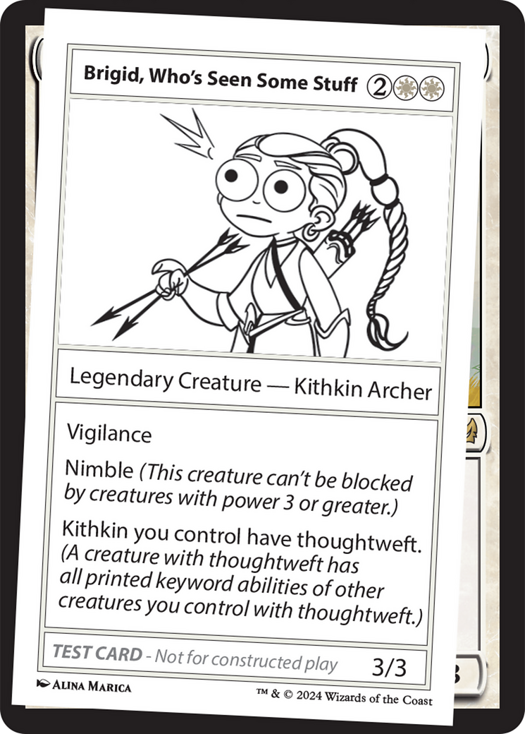 Brigid, Who's Seen Some Stuff [Mystery Booster 2 Playtest Cards] | Boutique FDB TCG