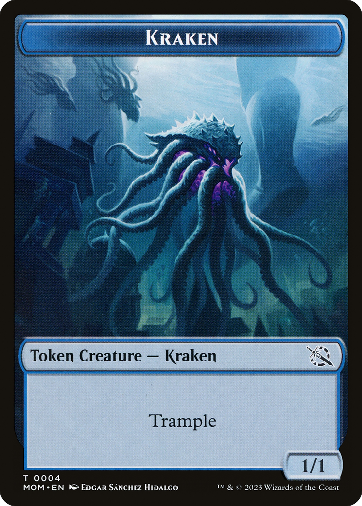 Soldier // Kraken Double-Sided Token [March of the Machine Tokens] | Boutique FDB TCG