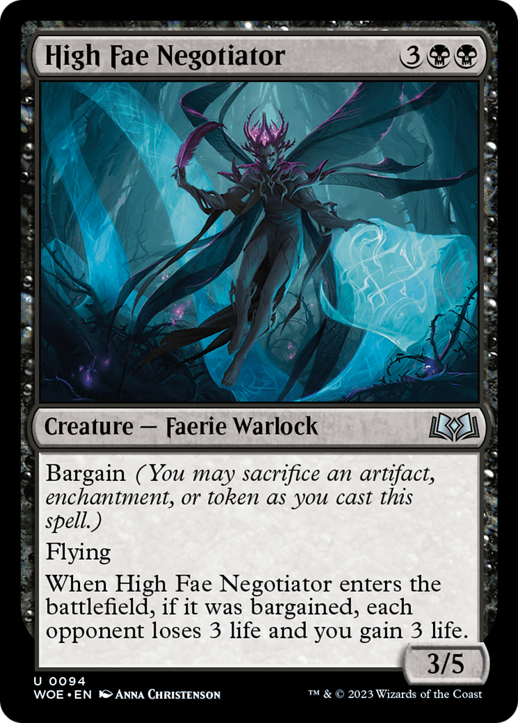 High Fae Negotiator [Wilds of Eldraine] | Boutique FDB TCG