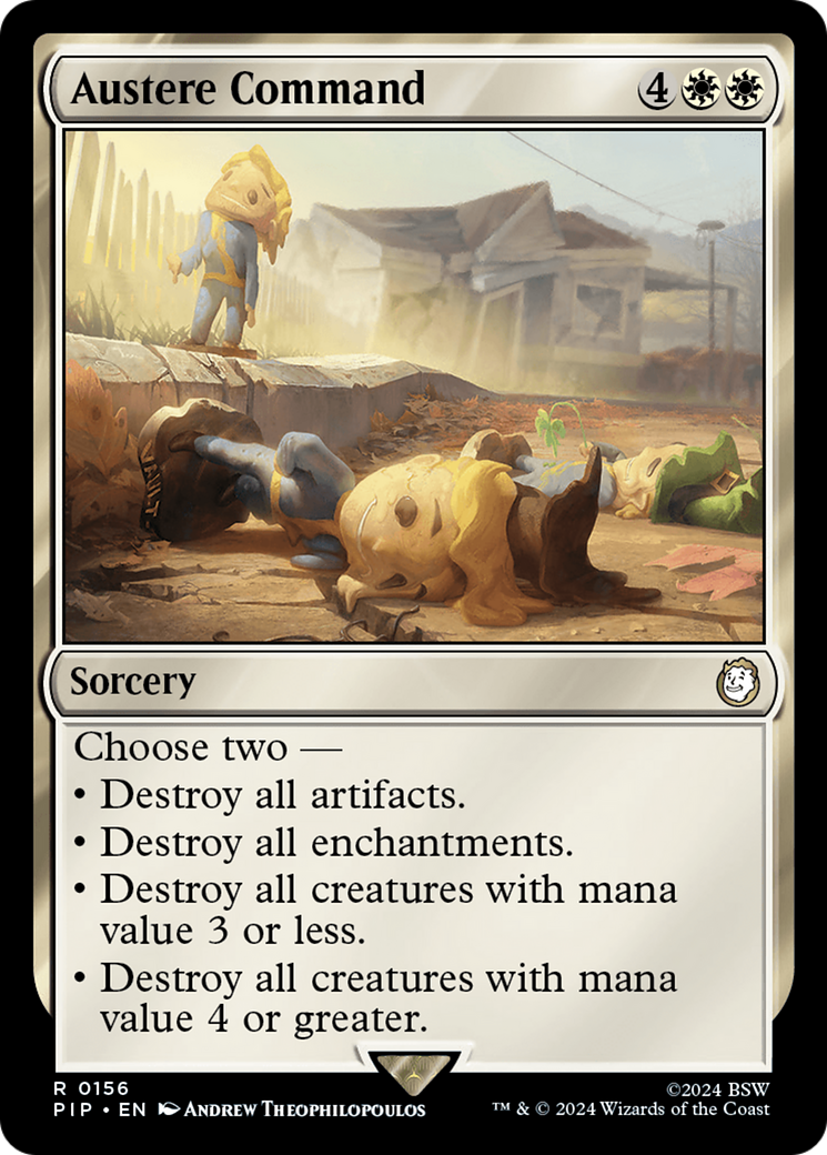 Austere Command [Fallout] | Boutique FDB TCG