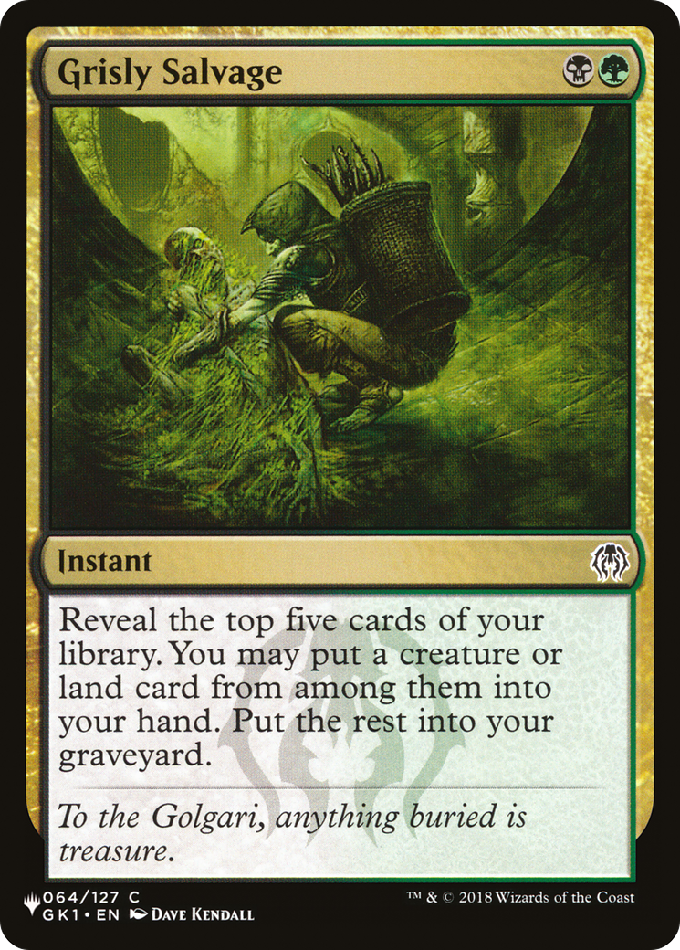 Grisly Salvage [The List] | Boutique FDB TCG