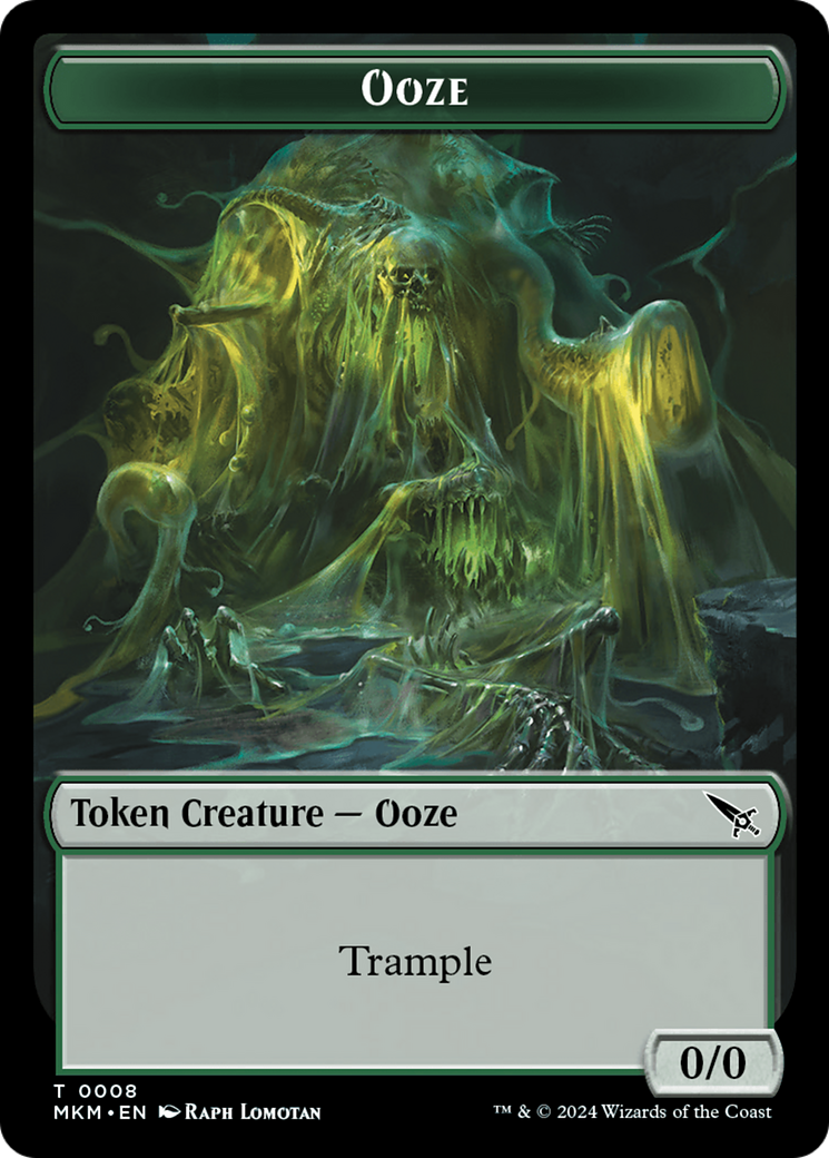 Detective // Ooze Double-Sided Token [Murders at Karlov Manor Tokens] | Boutique FDB TCG