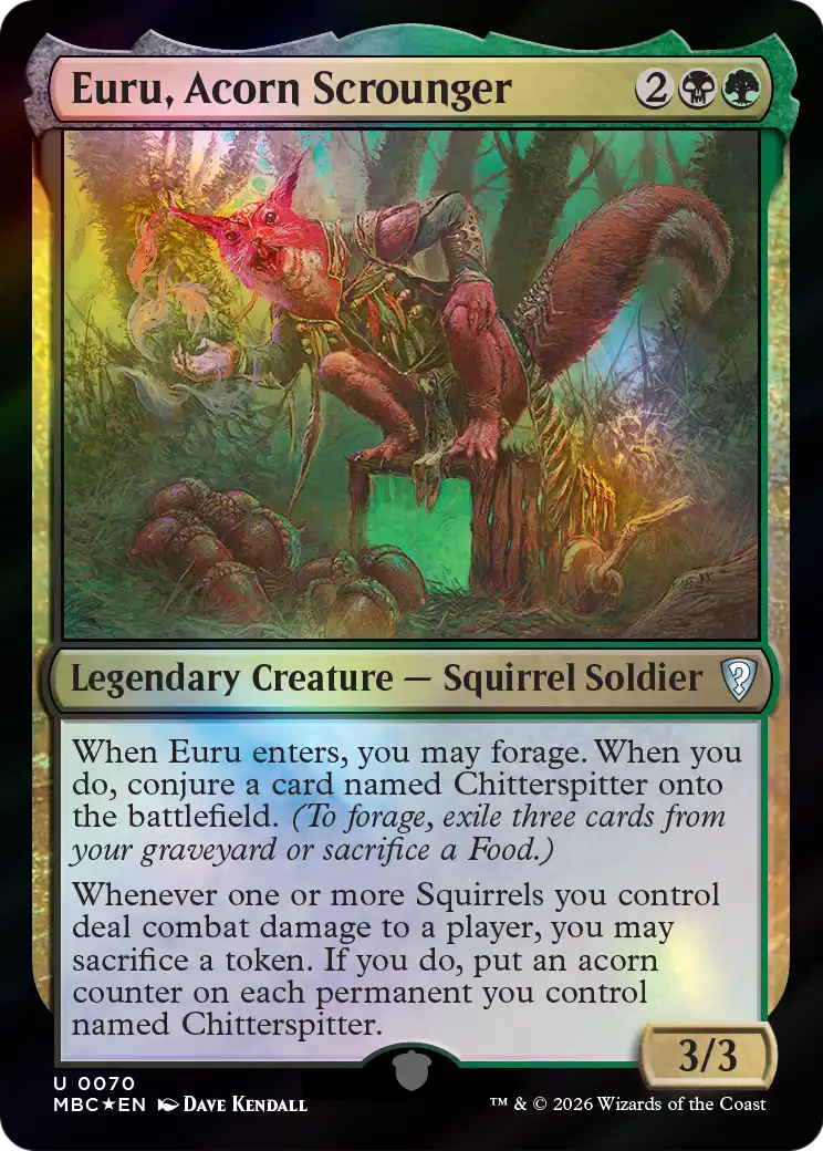 Euru, Acorn Scrounger [Mystery Booster: Commander Edition] | Boutique FDB TCG