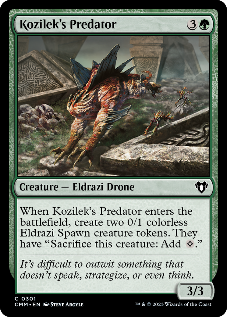Kozilek's Predator [Commander Masters] | Boutique FDB TCG