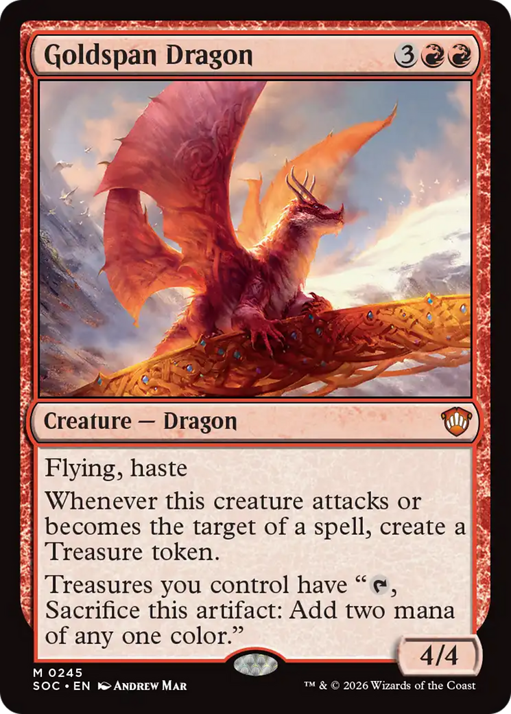 Goldspan Dragon [Secrets of Strixhaven Commander] | Boutique FDB TCG
