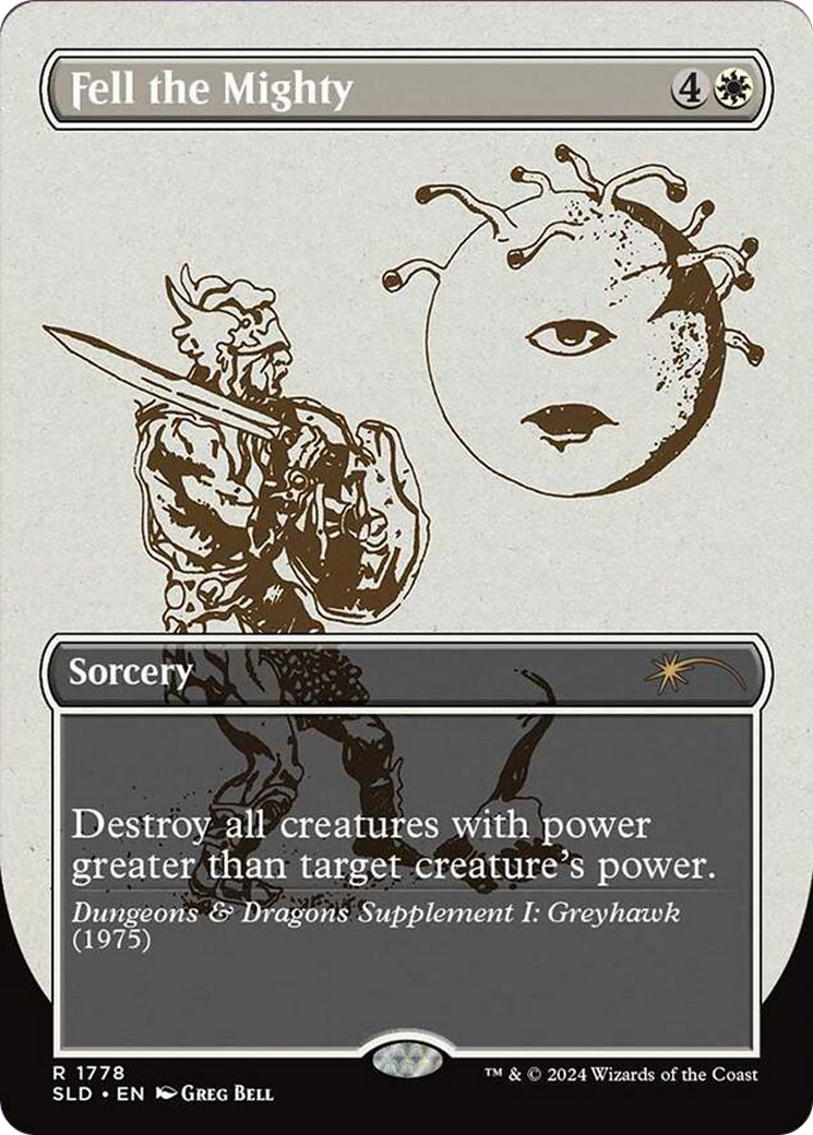 Fell the Mighty [Secret Lair Drop Series] | Boutique FDB TCG