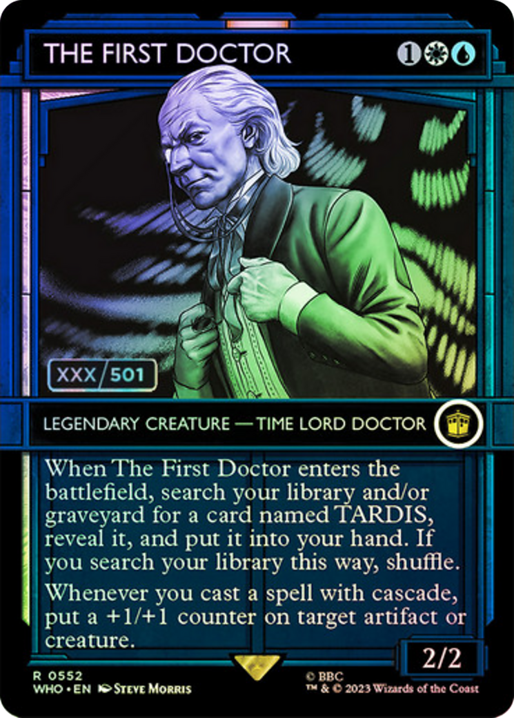 The First Doctor (Serial Numbered) [Doctor Who] | Boutique FDB TCG