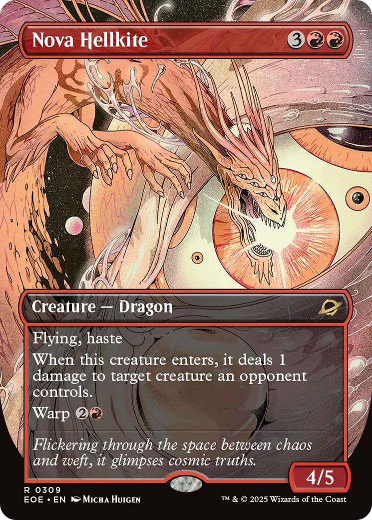 Nova Hellkite (Borderless) [Edge of Eternities] | Boutique FDB TCG