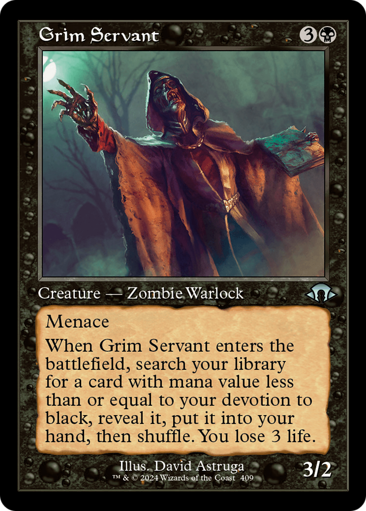 Grim Servant (Retro) [Modern Horizons 3] | Boutique FDB TCG