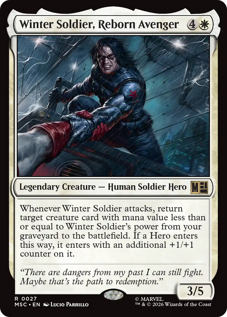 Winter Soldier, Reborn Avenger [Marvel Super Heroes Commander] | Boutique FDB TCG