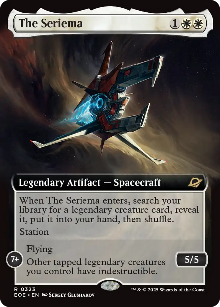 The Seriema (Extended Art) [Edge of Eternities] | Boutique FDB TCG