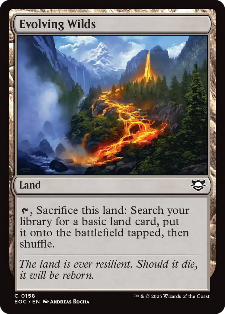 Evolving Wilds [Edge of Eternities Commander] | Boutique FDB TCG