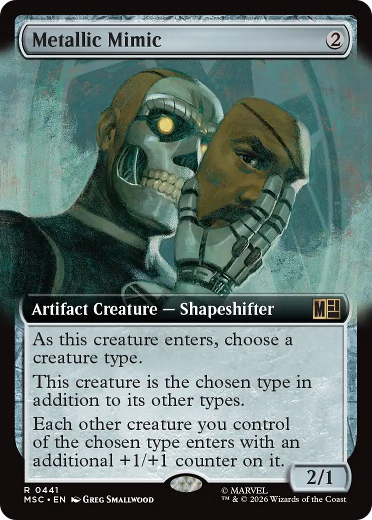 Metallic Mimic (Extended Art) [Marvel Super Heroes Commander] | Boutique FDB TCG
