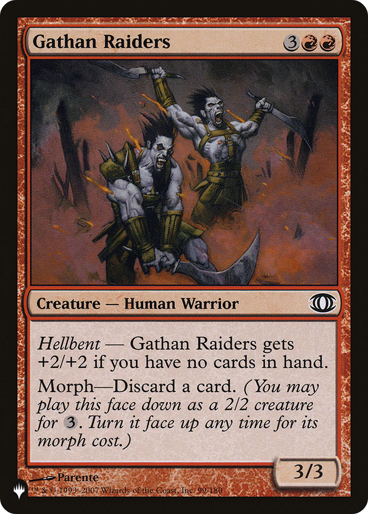 Gathan Raiders [The List Reprints] | Boutique FDB TCG