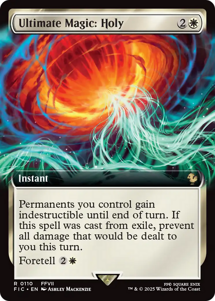Ultimate Magic: Holy (Extended Art) [FINAL FANTASY Commander] | Boutique FDB TCG