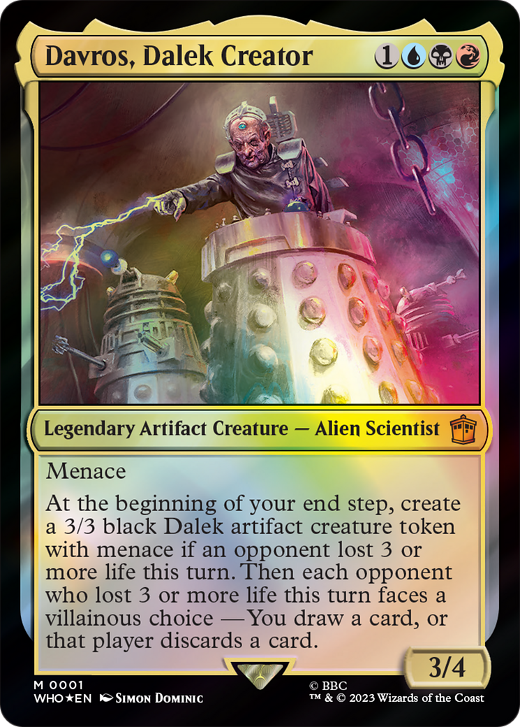 Davros, Dalek Creator [Doctor Who] | Boutique FDB TCG