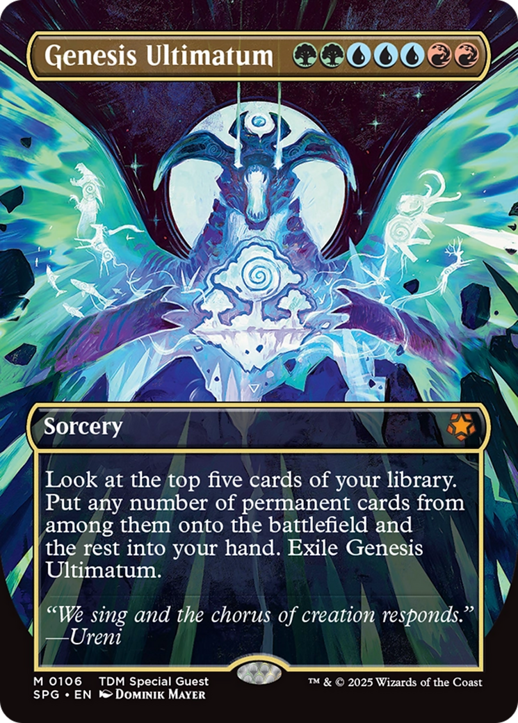 Genesis Ultimatum (Borderless) [Tarkir: Dragonstorm Special Guests] | Boutique FDB TCG