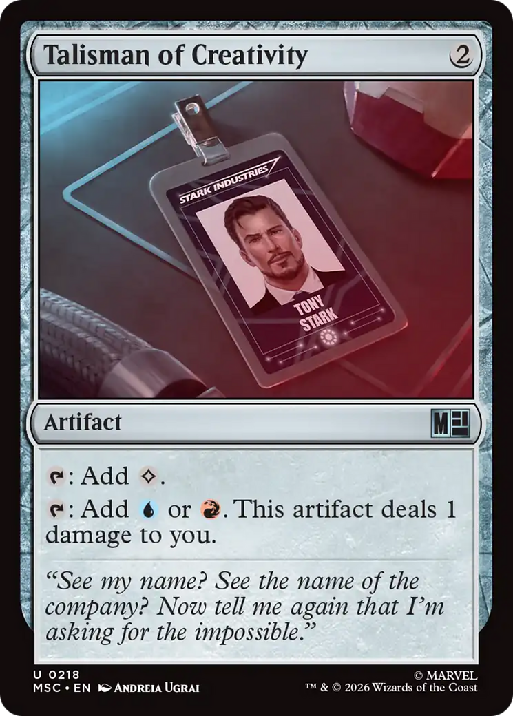 Talisman of Creativity [Marvel Super Heroes Commander] | Boutique FDB TCG