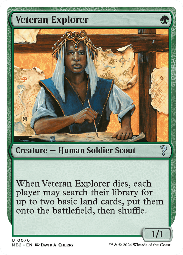 Veteran Explorer (White Border) [Mystery Booster 2] | Boutique FDB TCG