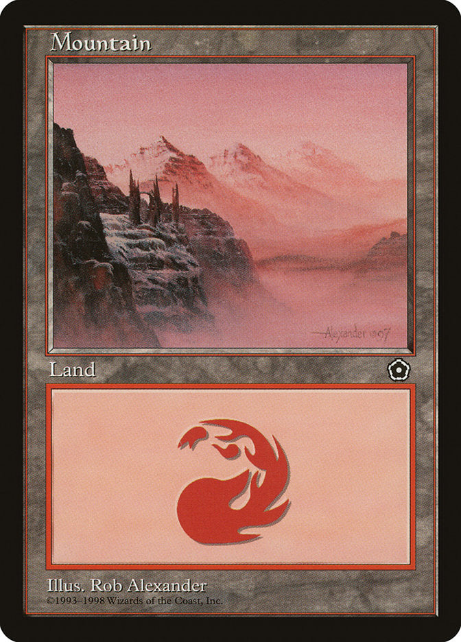 Mountain (Signature on Right) [Portal Second Age] | Boutique FDB TCG