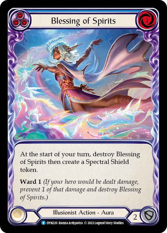 Blessing of Spirits (Blue) [DYN220] (Dynasty) | Boutique FDB TCG