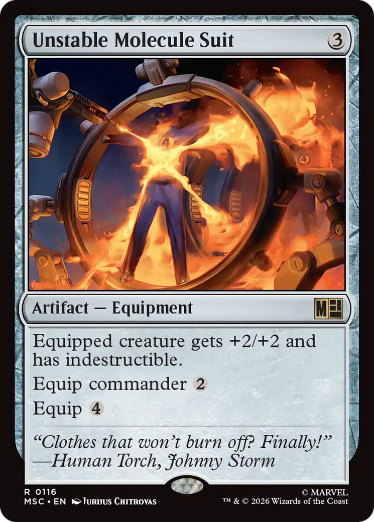 Unstable Molecule Suit (Surge Foil) [Marvel Super Heroes Commander] | Boutique FDB TCG