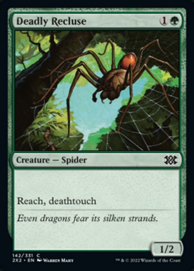 Deadly Recluse [Double Masters 2022] | Boutique FDB TCG