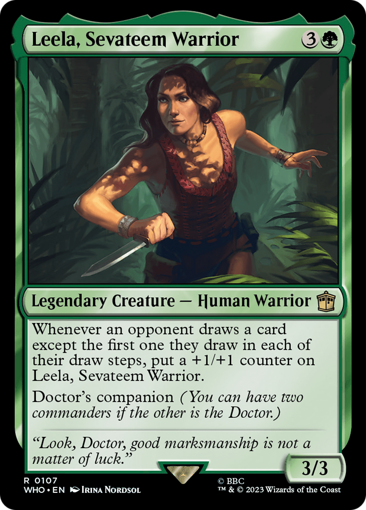 Leela, Sevateem Warrior [Doctor Who] | Boutique FDB TCG