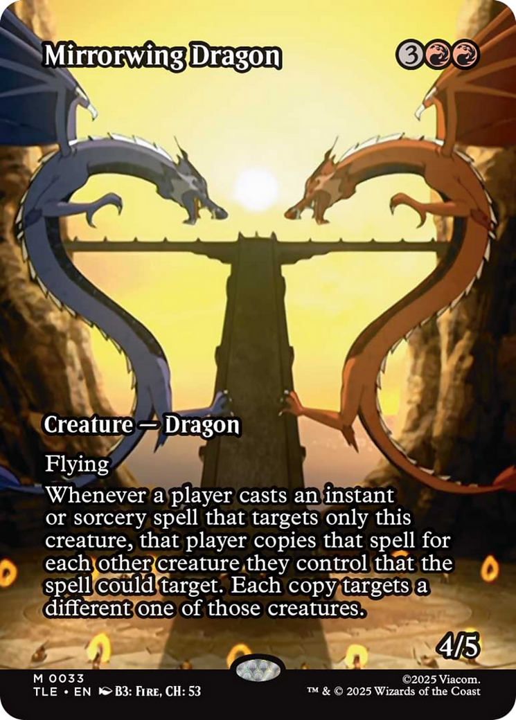 Mirrorwing Dragon (Borderless) [Avatar: The Last Airbender: Eternal-Legal] | Boutique FDB TCG