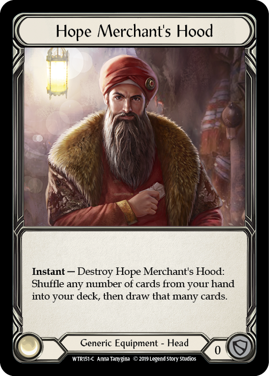 Hope Merchant's Hood [WTR151-C] (Welcome to Rathe)  Alpha Print Cold Foil | Boutique FDB TCG