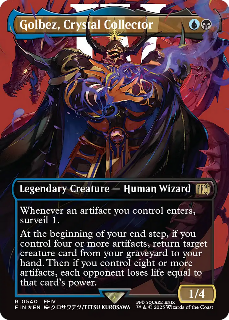 Golbez, Crystal Collector (Borderless) (Surge Foil) [FINAL FANTASY] | Boutique FDB TCG