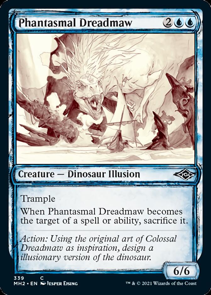 Phantasmal Dreadmaw (Sketch) [Modern Horizons 2] | Boutique FDB TCG