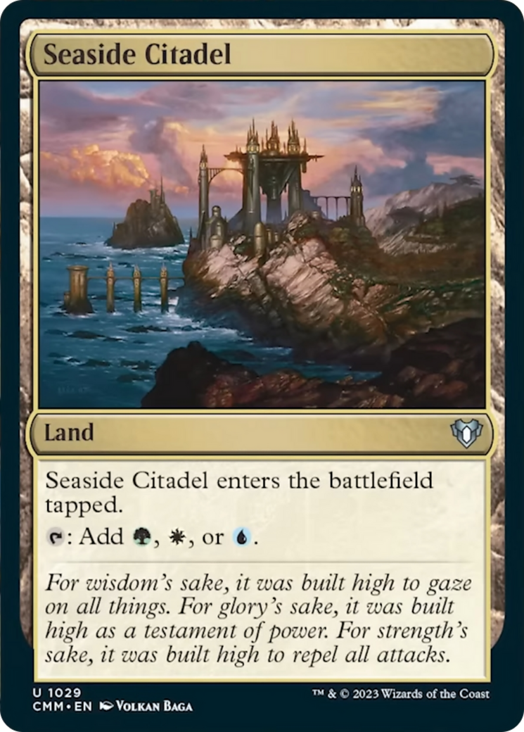 Seaside Citadel [Commander Masters] | Boutique FDB TCG