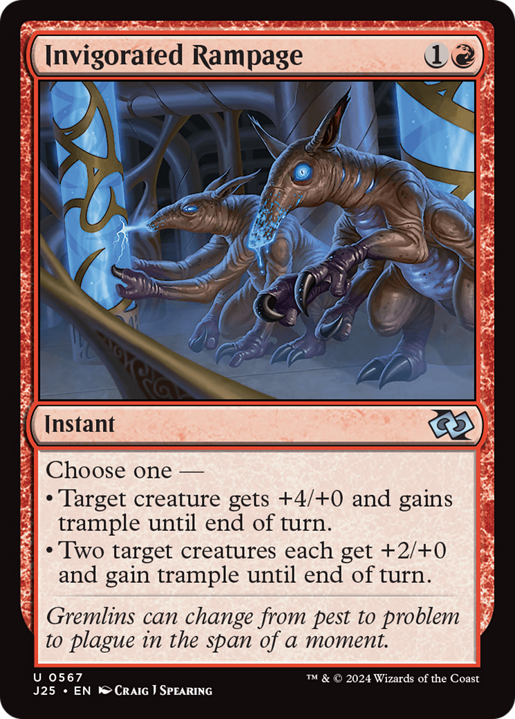 Invigorated Rampage [Foundations Jumpstart] | Boutique FDB TCG