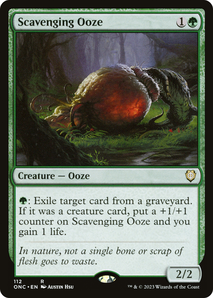 Scavenging Ooze [Phyrexia: All Will Be One Commander] | Boutique FDB TCG