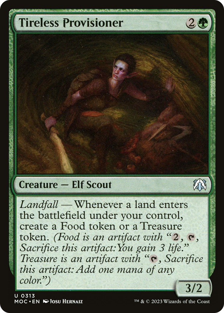 Tireless Provisioner [March of the Machine Commander] | Boutique FDB TCG