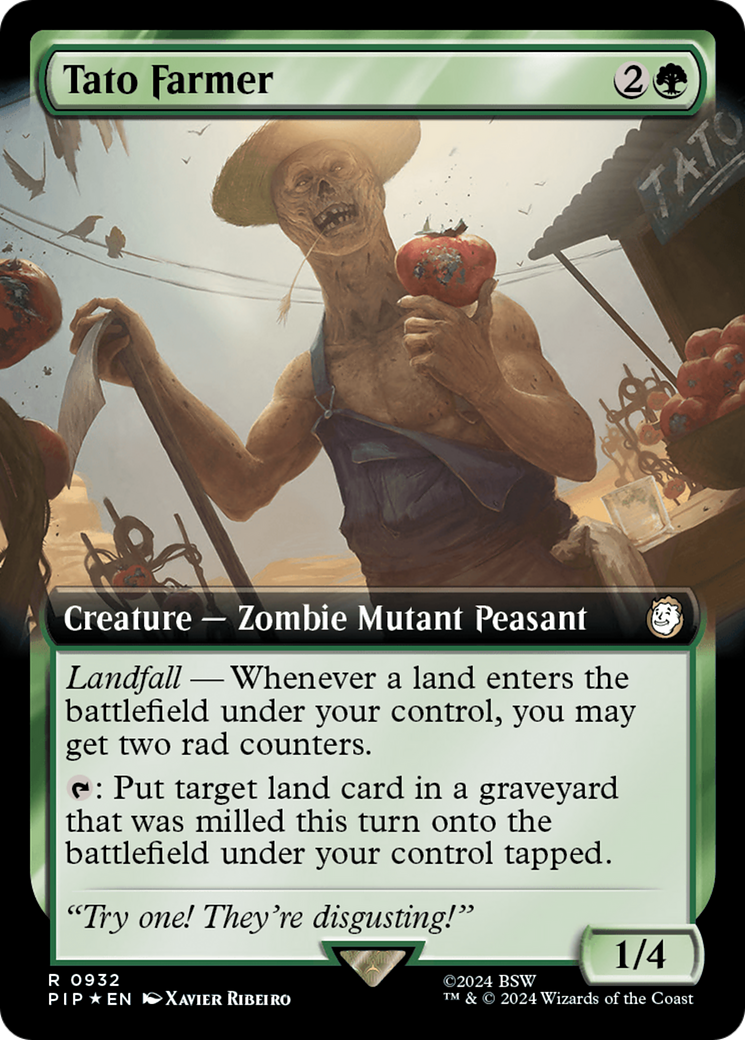 Tato Farmer (Extended Art) (Surge Foil) [Fallout] | Boutique FDB TCG