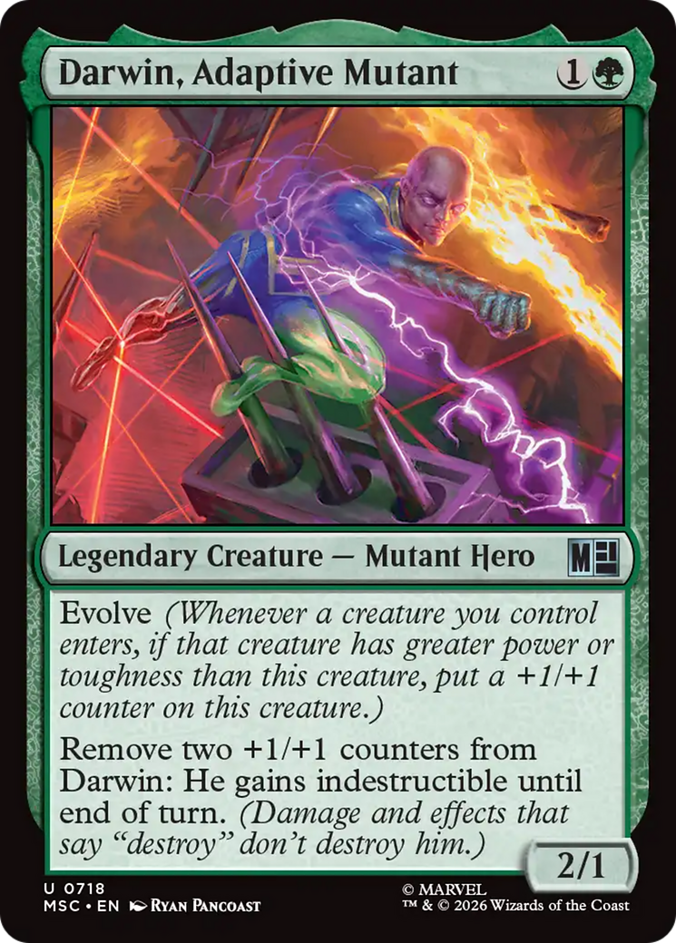 Darwin, Adaptive Mutant [Marvel Super Heroes Commander] | Boutique FDB TCG