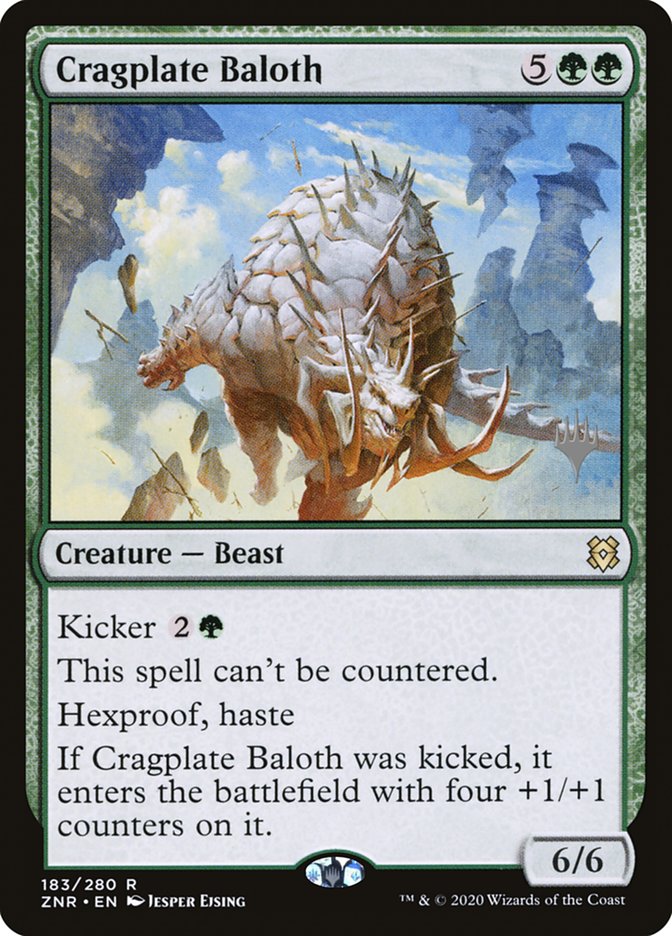 Cragplate Baloth (Promo Pack) [Zendikar Rising Promos] | Boutique FDB TCG