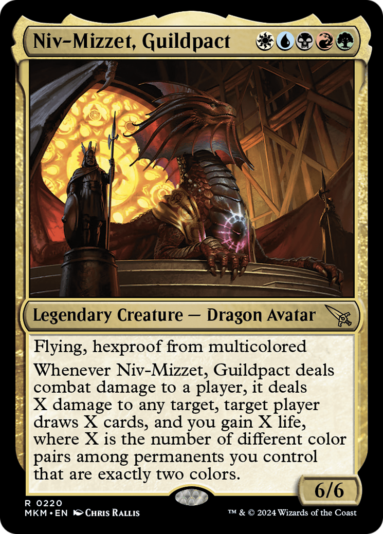 Niv-Mizzet, Guildpact [Murders at Karlov Manor] | Boutique FDB TCG