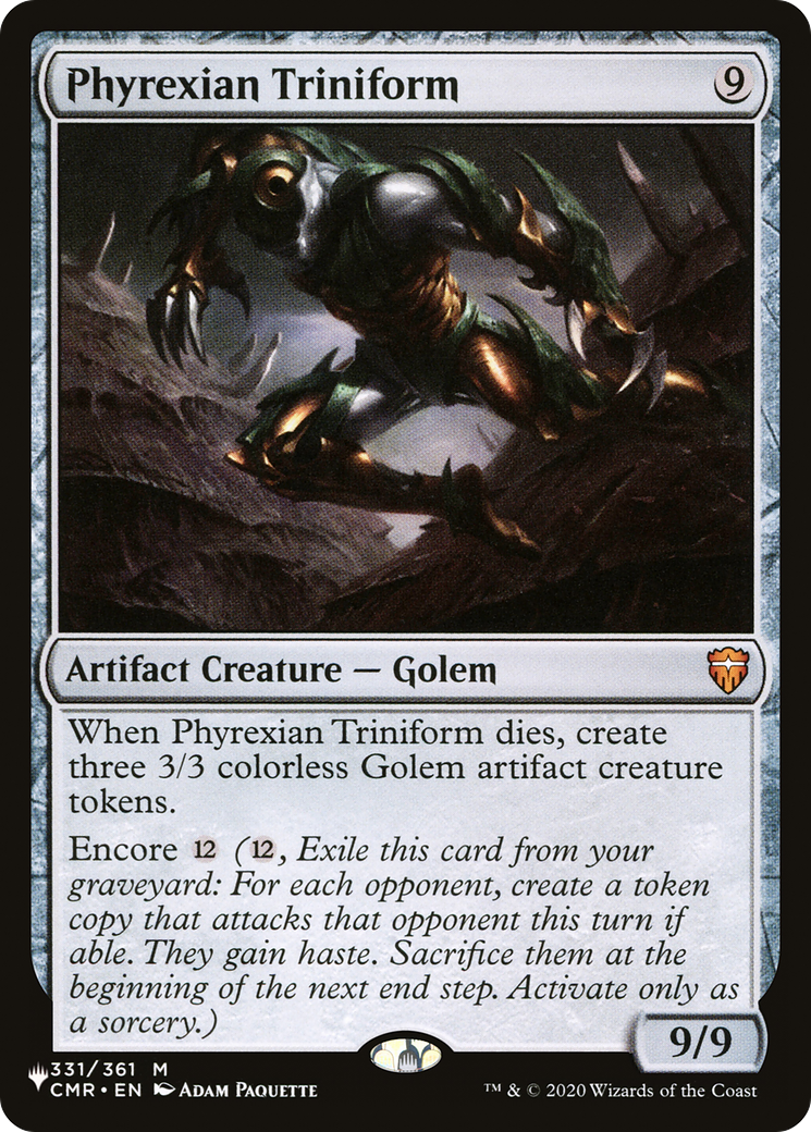 Phyrexian Triniform [The List] | Boutique FDB TCG