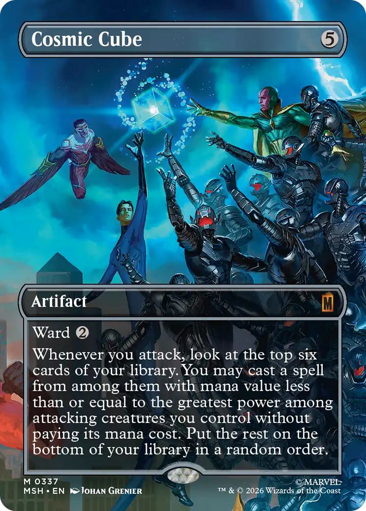 Cosmic Cube (Borderless) (0337) [Marvel Super Heroes] | Boutique FDB TCG