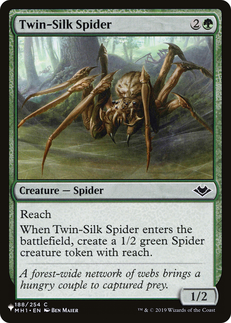 Twin-Silk Spider [The List Reprints] | Boutique FDB TCG