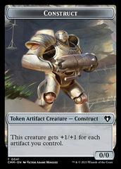 Elemental (0026) // Construct (0041) Double-Sided Token [Commander Masters Tokens] | Boutique FDB TCG