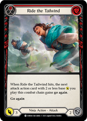 Ride the Tailwind (Red) [EVR044] (Everfest)  1st Edition Rainbow Foil | Boutique FDB TCG