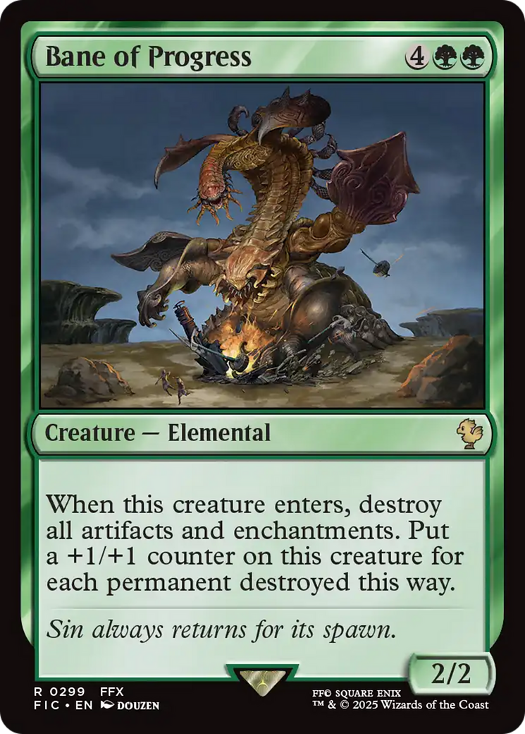 Bane of Progress [FINAL FANTASY Commander] | Boutique FDB TCG