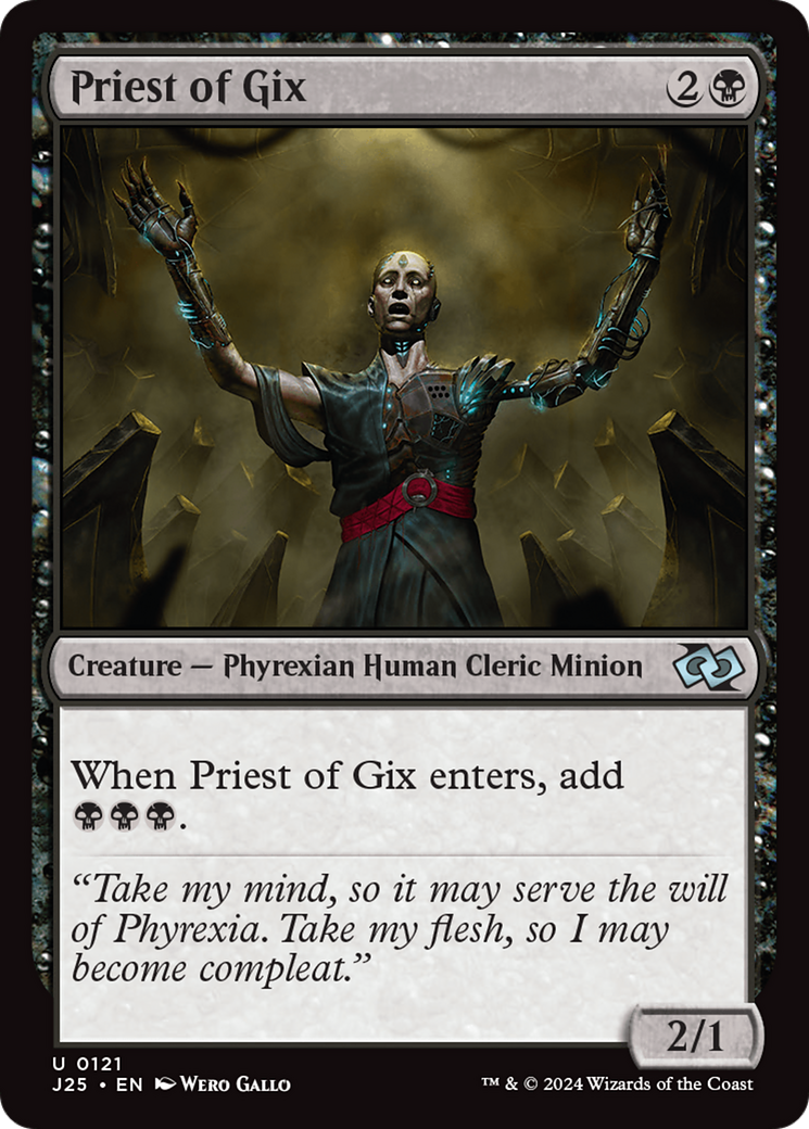 Priest of Gix [Foundations Jumpstart] | Boutique FDB TCG