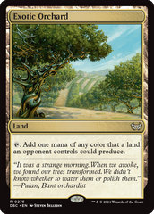 Exotic Orchard [Duskmourn: House of Horror Commander] | Boutique FDB TCG