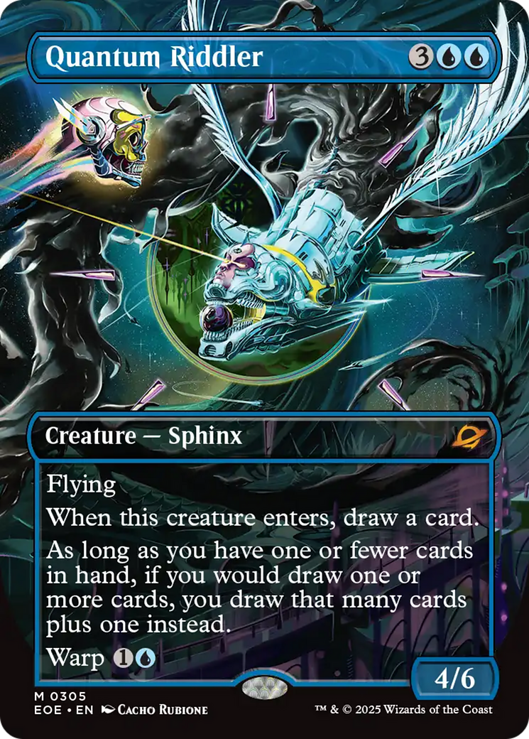 Quantum Riddler (Borderless) [Edge of Eternities] | Boutique FDB TCG