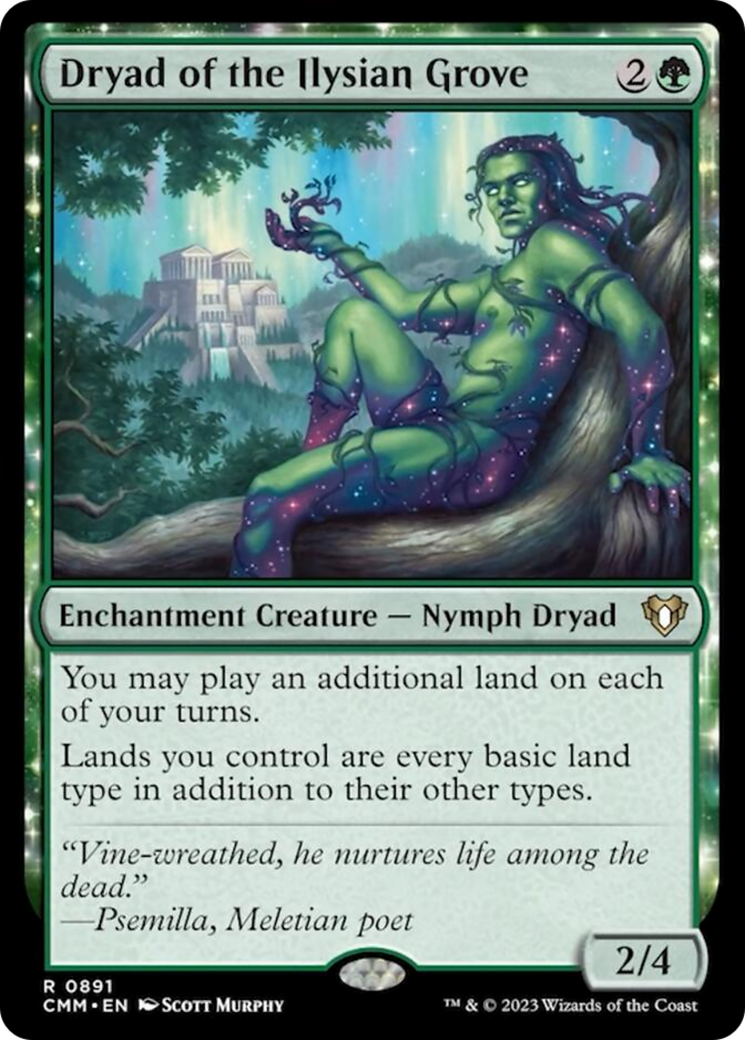 Dryad of the Ilysian Grove [Commander Masters] | Boutique FDB TCG
